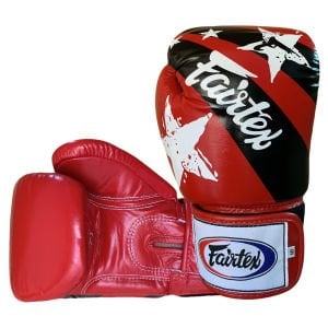 Fairtex Hakiki Deri Star Kick Boks ve Muay Thai Eldiveni 10 Oz
