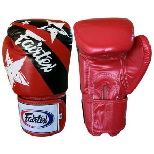 Fairtex Hakiki Deri Star Kick Boks ve Muay Thai Eldiveni 10 Oz
