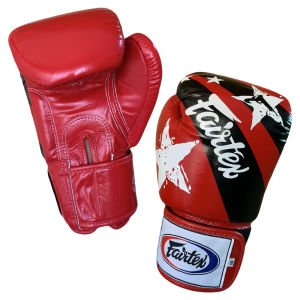Fairtex Hakiki Deri Star Kick Boks ve Muay Thai Eldiveni 10 Oz