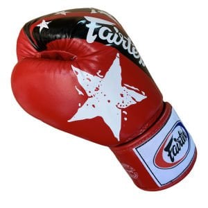 Fairtex Hakiki Deri Star Kick Boks ve Muay Thai Eldiveni 10 Oz