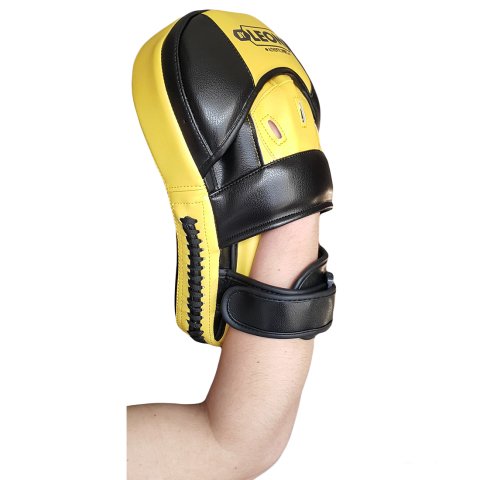 Leon Master Profesyonel Kick-Boks ve Muay Thai El Lapası Sarı Siyah