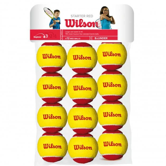 Wilson Starter Red Çocuk Tenis Topu 12 Adet WRT137100