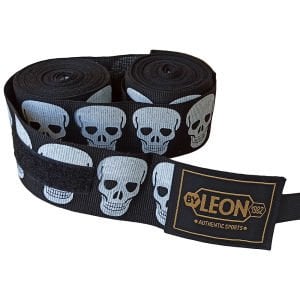 Leon Big Skulls Kuru Kafa 5 Metre Boks Bandajı Siyah