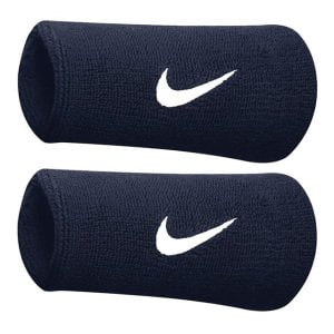 Nike Swoosh Wristbands Doublewide Havlu El Bilekliği Lacivert Renkli