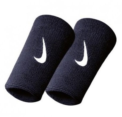 Nike Swoosh Wristbands Doublewide Havlu El Bilekliği Lacivert Renkli