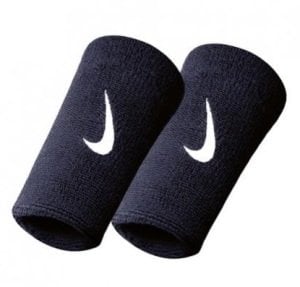 Nike Swoosh Wristbands Doublewide Havlu El Bilekliği Lacivert Renkli