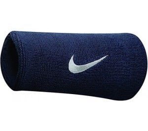 Nike Swoosh Wristbands Doublewide Havlu El Bilekliği Lacivert Renkli