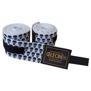 Leon Mini Skulls Kuru Kafa 5 Metre Boks Bandajı Beyaz
