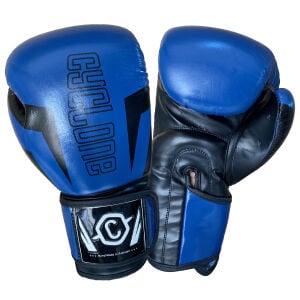 Cyclone Clash Orijinal Deri Boks ve Kick Boks Eldiveni Mavi