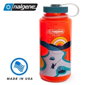 Nalgene 32 Oz Retro Pomegranate Tritan Suluk Matara 1 Litre Kırmızı