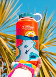 Nalgene 32 Oz Retro Pomegranate Tritan Suluk Matara 1 Litre Kırmızı