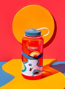 Nalgene 32 Oz Retro Pomegranate Tritan Suluk Matara 1 Litre Kırmızı