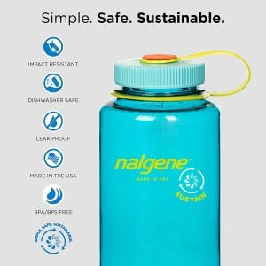Nalgene 32 Oz WM Sustain Suluk Matara 1 Litre Turkuaz
