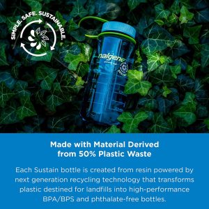 Nalgene 32 Oz WM Sustain Suluk Matara 1 Litre Turkuaz