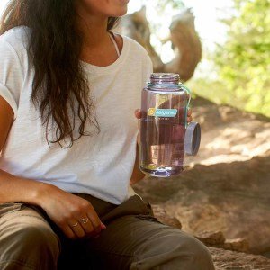 Nalgene 32 Oz WM Sustain Suluk Matara Aubergine 1 Litre Mor
