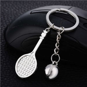 Tenis Raketi ve Toplu Anahtarlık Paslanmaz