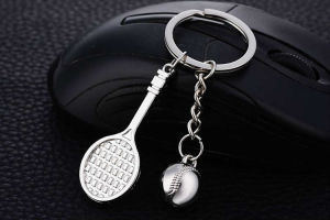 Tenis Raketi ve Toplu Anahtarlık Paslanmaz