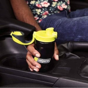 Nalgene 24 Oz OTF Tritan Suluk Matara 650 ml. Kahve Renkli Kapak