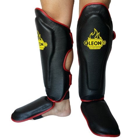 Leon Solid Muay Thai ve Kick Boks Ayak ve Kaval Koruyucu