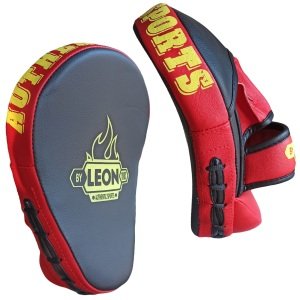 Leon Captain Profesyonel Boks, Kick-boks Lapası Çukur Lapa Kırmızı