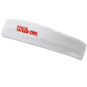 Wilson Headband Havlu Alın Ter Bandı Beyaz