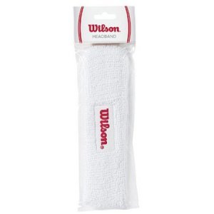 Wilson Headband Havlu Alın Ter Bandı Beyaz