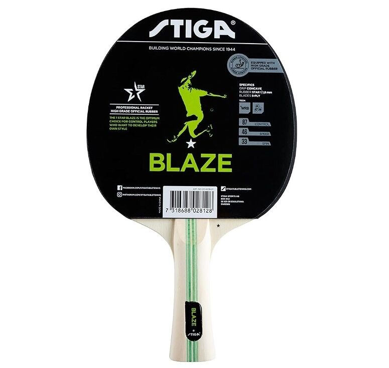 Stiga Blaze 1 Yıldız ITTF Onaylı Masa Tenisi Raketi