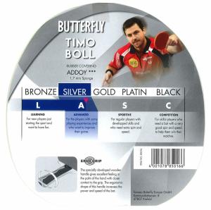 Butterfly Timo Boll Silver Masa Tenisi Raketi ITTF Onaylı