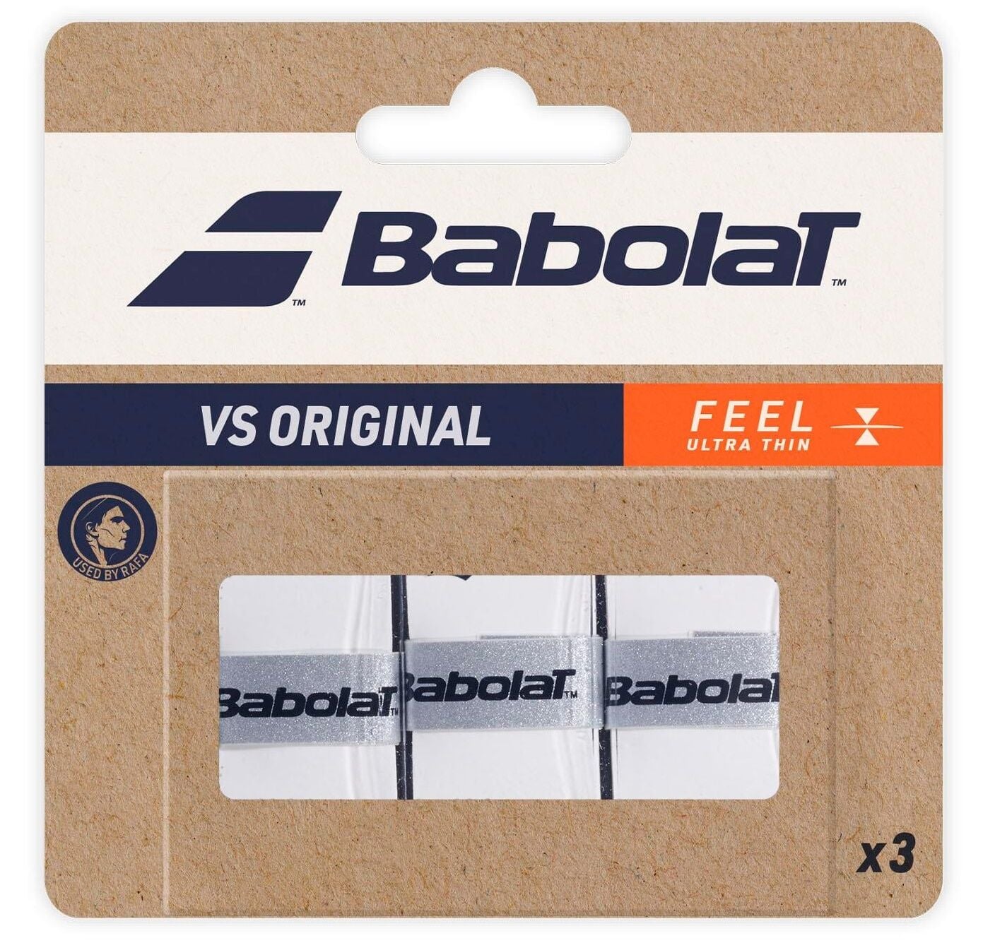Babolat VS Original 3lü Overgrip Beyaz