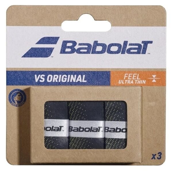 Babolat VS Original 3lü Overgrip Siyah-Sarı
