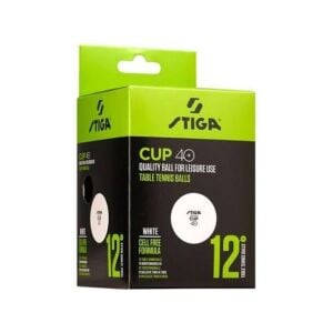 Stiga Cup 12'li Masa Tenisi Pinpon Topu Beyaz