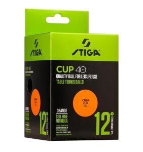 Stiga Cup 12'li Masa Tenisi Pinpon Topu Turuncu