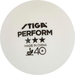 Stiga Perform Masa Tenisi Maç Topu ITTF Onaylı Beyaz