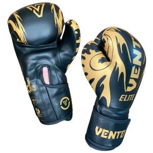 Vento Elite Boks ve Kick-Boks Eldiveni Siyah