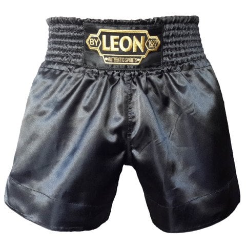 Leon Ground Kick Boks ve Muay Thai Şortu Siyah
