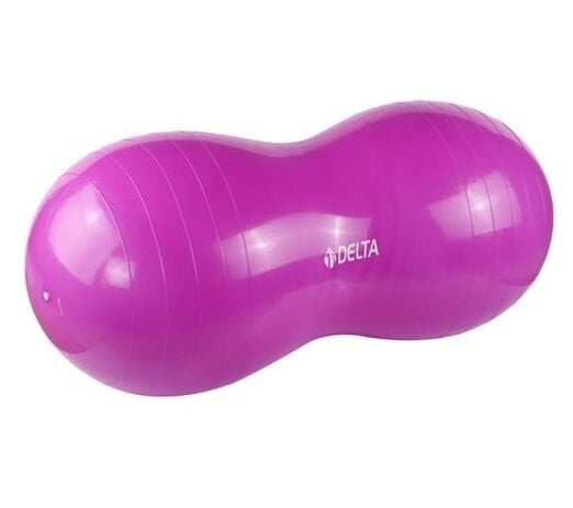 Delta 90x45 cm. Fıstık Şekilli Pilates Topu Mor