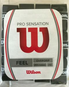 Wilson Pro Sensation Overgrip 12li Raket Gribi WRZ4011BK Siyah