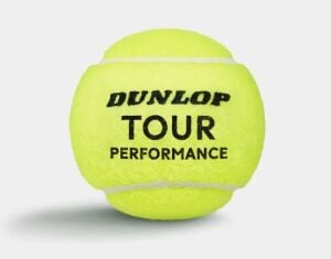Dunlop Tour Performance 3'lü tenis Topu - Vakum Ambalajlı