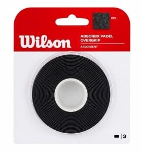 Wilson Absorbx 3lü Padel Overgrip Siyah