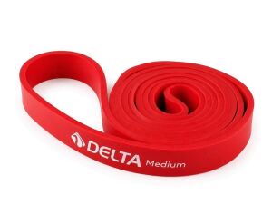 Delta Power Band Direnç Lastiği 22 mm. Orta Sert Kırmızı