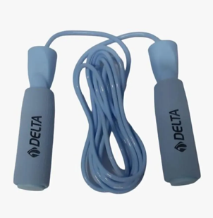 Delta Sünger Tutamaçlı Rulmanlı Ayarlanabilir Atlama İpi Buz Mavisi