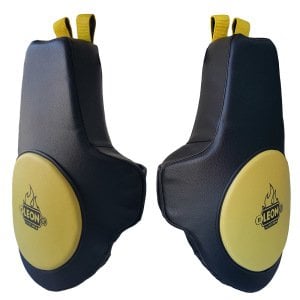 Leon Training Lowkick Pad Kick Boks ve Muay Thai Bacak Koruyucu Sarı