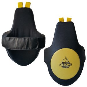 Leon Training Lowkick Pad Kick Boks ve Muay Thai Bacak Koruyucu Sarı