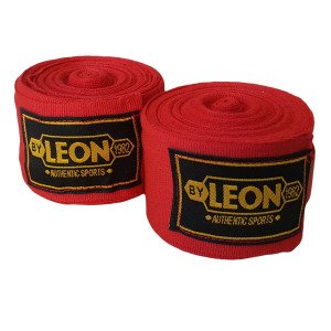 Leon Elastik Boks, Kick Boks ve Muay Thai Bandajı 7 Metre Kırmızı