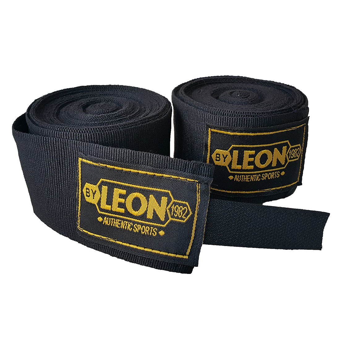 Leon Elastik Boks, Kick Boks ve Muay Thai Bandajı 7 Metre Siyah