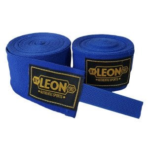Leon Elastik Boks, Kick Boks ve Muay Thai Bandajı 7 Metre Mavi