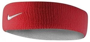 Nike Home And Away Headband Çift Taraflı Havlu Kafa Bandı Kırmızı Beyaz