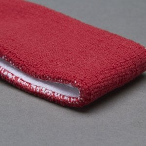 Nike Home And Away Headband Çift Taraflı Havlu Kafa Bandı Kırmızı Beyaz