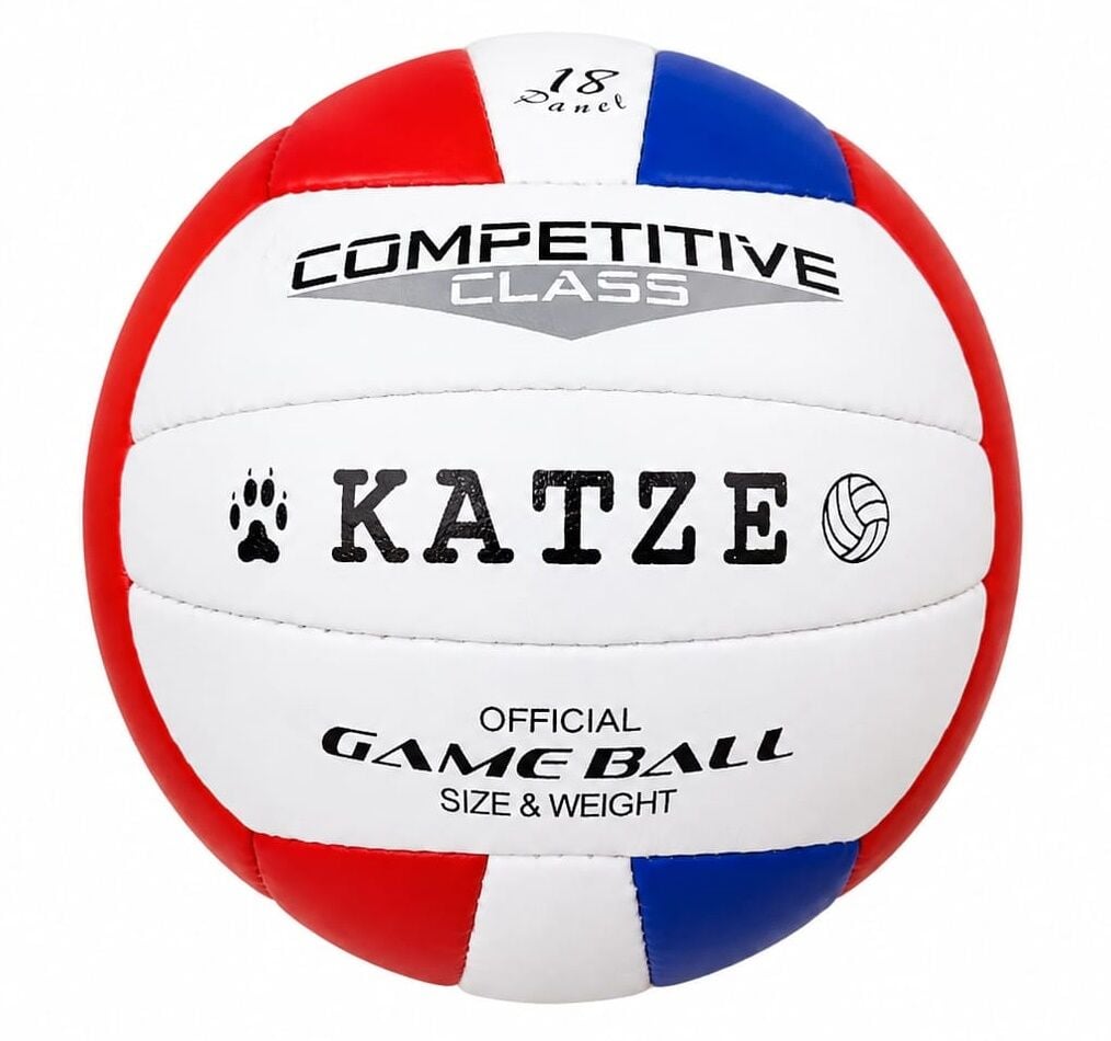Katze Competitive Voleybol Topu El Dikişli Renkli