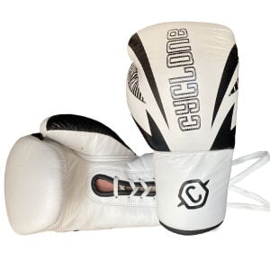 Cyclone Legion Hakiki Deri Boks ve Kick Boks Eldiveni Beyaz